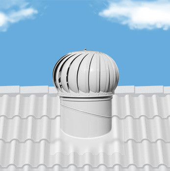 Roof Ventilator On Tiled Roof